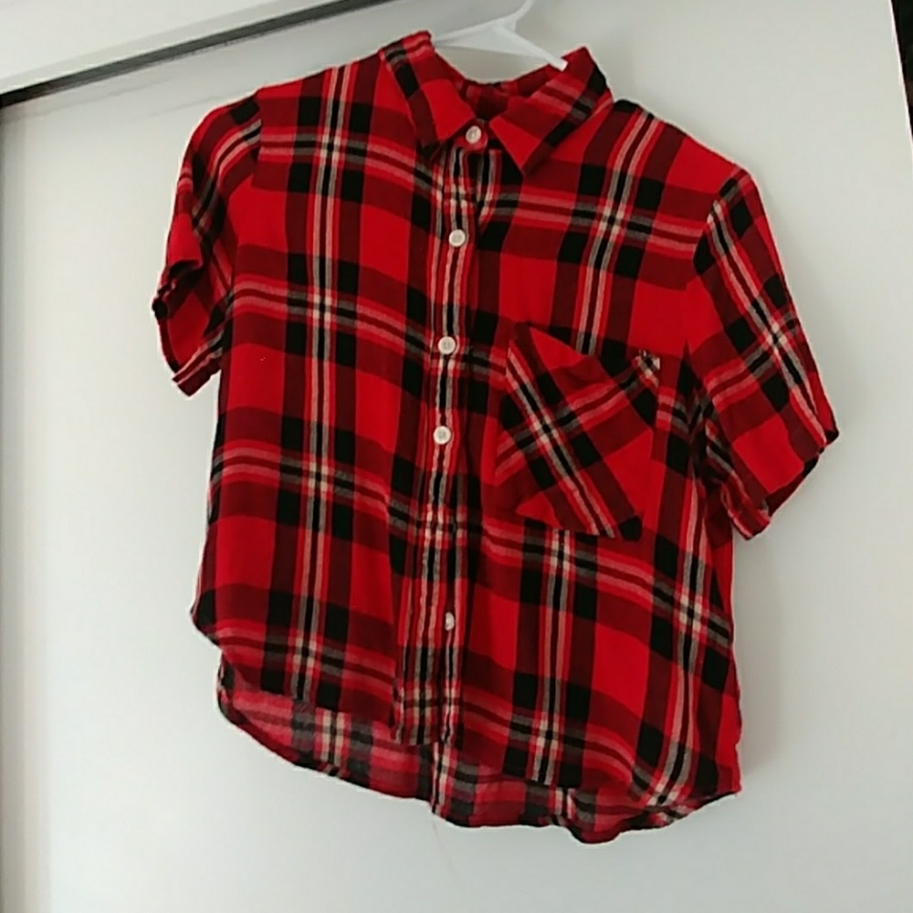 Plaid Blouse